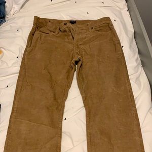 J crew corduroy pants straight fit 32” 34L